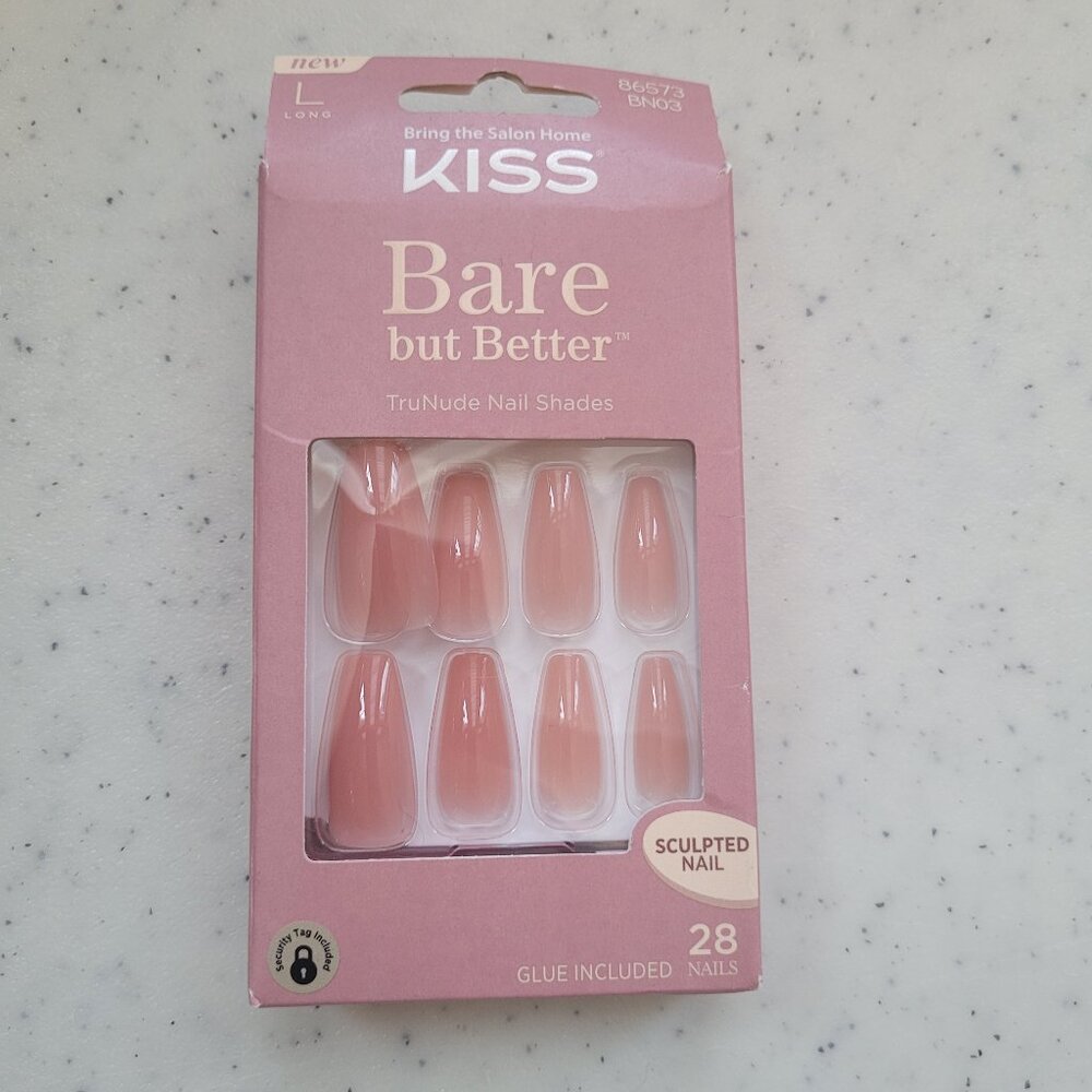 Kiss Bare But Better TruNude Press-on Nails NWT